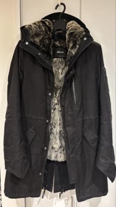 SHELLAC シェラック ラビットファーライナー モッズコート 48 M-51