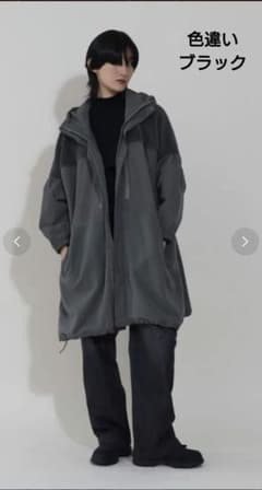 ヤマダヤ ラシュッド フリースドッキングロングブルゾン ロングコート