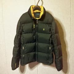 ラルフローレン ダウンジャケット RL/250 ブラック／イエロー - メルカリ