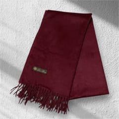 Lolo Piana ロロピアーナ カシミヤ100% マフラー ボルドー系 - メルカリ