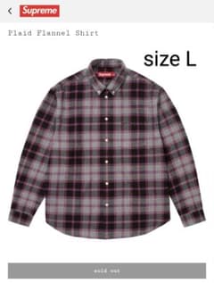 Supreme Plaid Flannel Shirt 25fw サイズL - メルカリ