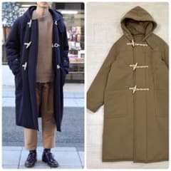 17aw 名作 コモリ ウール 中綿 ダッフル コート キャメル サイズ 1