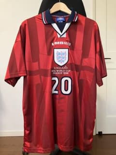 記念刺繍入り】イングランド代表1998ワールドカップ 20番 OWEN XL