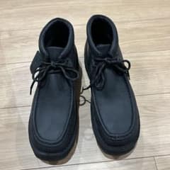 クラークス 15522 ワラビー ウォータープルーフ ブラック - メルカリ