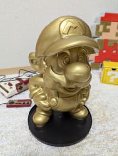 金のマリオ像 任天堂 非売品 スーパーマリオ ゴールド - メルカリ