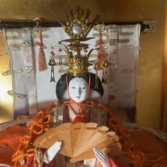 手造り雛人形 竹原文楽 創始者 洞奥一郎作 平安朝の気品と皇室ゆかり