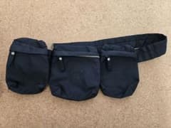 JPG ジャンポールゴルチェ 3連 ウエストポーチ 黒 - メルカリ