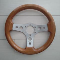 O.B.A. ウッドステアリングホイール 300mm - メルカリ