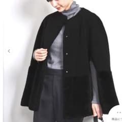 未使用 ☆ UNITED ARROWS ボア マントコート - メルカリ