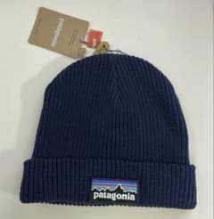 パタゴニア 子供用 ニットキャップ ビーニー ネイビー 新品 - メルカリ