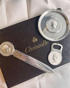 christofle クリストフル ナポレオン 銀食器 3点set - メルカリ