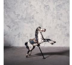 フランス アンティーク ロッキングホース/メリーゴーランド木馬 - メルカリ