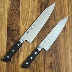 ☆希少【堺 孝行】×津本式 『鬼斬』INOX 210・180モリブデン鋼 牛刀