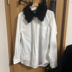 コムデギャルソンオムプリュス シャツ AD2023 襟ファー - メルカリ