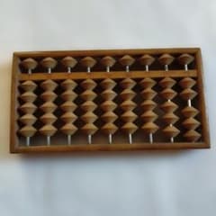 そろばん 算盤 9桁 5つ玉 木製 アンティーク 昭和レトロ - メルカリ