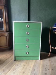 チェスト 昭和レトロ レトロポップ インテリア 当時物 緑 グリーン
