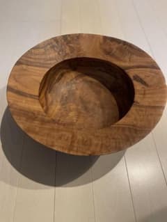 即決価格値下】木工作家 藤本健 ホルトノキ ウッドボウル - メルカリ