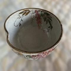 陶器 茂山窯 菓子鉢 藤の花 - メルカリ