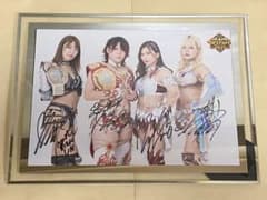 林下詩美 青野未来 マリーゴールド 直筆サイン パネル ロイヤルシート