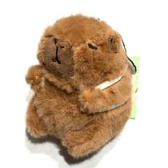 韓国 カピバラ 牡蠣 キーホルダー キーリング マスコット ぬいぐるみ