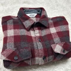 70s 白タグ 美品 ウールリッチ CPOシャツジャケット バッファロー