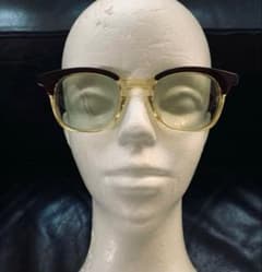 白山眼鏡「POST 」 ボルドー&キハク色の色気立つコンビフレーム - メルカリ