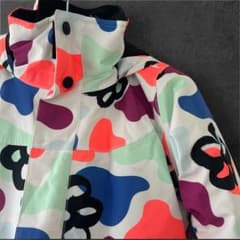 キッズ BURTON スノーウェア上下セット 130 S 花柄 撥水 防寒 - メルカリ