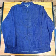 orslow カンフージャケット 濃紺 デニム チャイナボタン - メルカリ