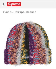 Tinsel Stripe Beanie マルチカラー ニット帽 - メルカリ
