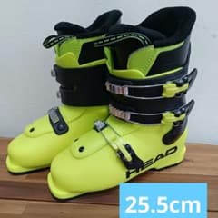 HEAD スキーブーツ 25.5cm 蛍光イエロー - メルカリ
