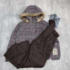 Z242 美品 FILA スキーウェア 上下セット レディース L スノボー可