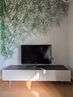 令和最新版 パモウナ TVボード 150幅 魔改造済み ※純正の脚も同梱し