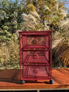 廃盤 稀少品 IKEA ANDY 赤 キッチンワゴン ポストモダン - メルカリ