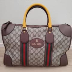 GUCCI ネオヴィンテージ ダッフルバッグ GG スプリーム キャンバス