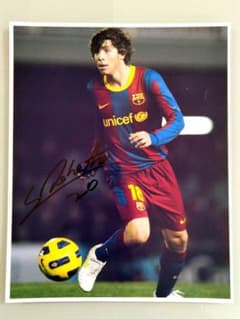 セール中…セルジ・ロベルト直筆サイン入り大型写真…Sergi Roberto