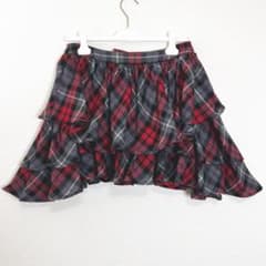 ヴィヴィアンウエストウッド ティアード ミニ スカート チェック 変形