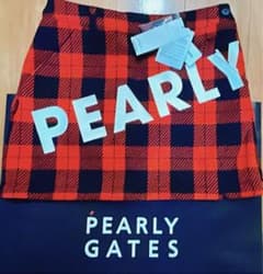 パーリーゲイツ レディース BIGロゴ×チェックスカート サイズ2 - メルカリ