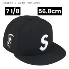 Reaper S Logo New Era Black 7 1/8※シール4枚込 - メルカリ