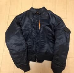 cahlumn フライトジャケット ネイビー ブラックcwu - メルカリ