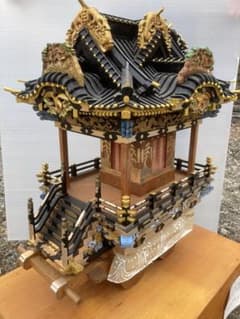 秩父夜祭の山車(中近)手作り模型 - メルカリ