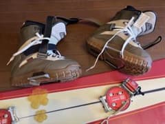 希少！美品！ROSSIGNOL ステップインスノーボード&VANSブーツセット
