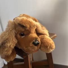 Steiff 茶色い犬のぬいぐるみ 約40cm - メルカリ