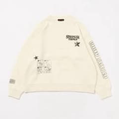 ストレンジャーシングス コラボ アソートモチーフニット オフホワイト