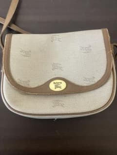 Burberrys バーバリーズ ショルダーバッグ ベージュ ロゴ柄 ヴィンテー