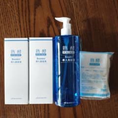 熟酵 ブースター導入美容液200ml×2本、600m×1本、コットン - メルカリ