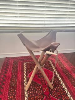 越乃火匠 久八 本革 ハンティングチェア - メルカリ