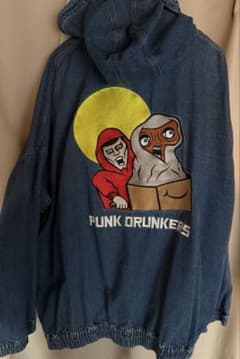 パンクドランカーズ ETCデニムパーカ INDIGO XL - メルカリ