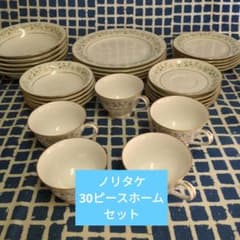 クリスマス値引き】レトロ花柄 ノリタケ 30ピースホームセット - メルカリ
