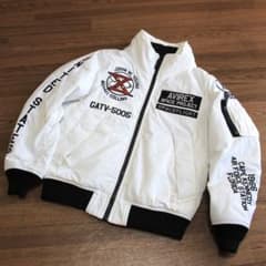 美品】AVIREX GATV-5005 flight jacket White - メルカリ