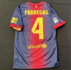 正規・激レア】バルセロナ 12/13 ファブレガス 背番号4 ホーム M